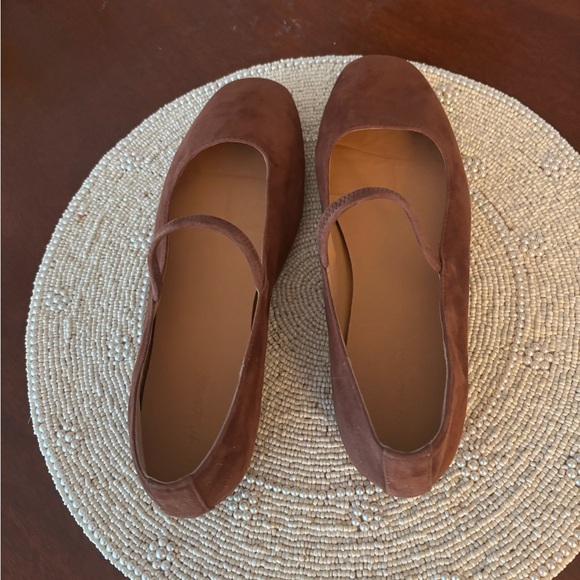 Madewell Brown Suede Flats - Picture 2 of 8